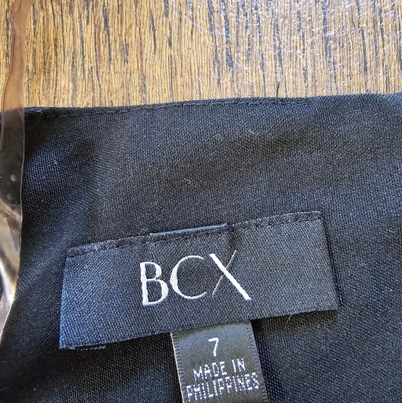 BCX Black and Tan Colorblock Sleeveless Dress Size Women's 7 - Picture 10 of 11